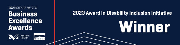 Melton Community's 2023 Business Award Winner for the Category of Disability Inclusion Initiative